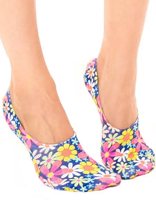 Retro Flower Liner Socks