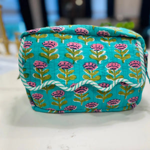 Floral Travel Makeup Bag