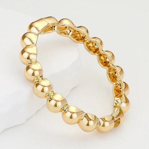 Metal Bubble Hinge Bracelet