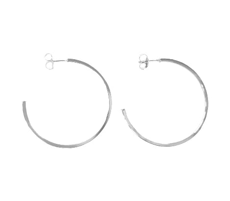 Sheila Fajl Perfect Hoops - Shiny Silver