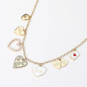 Love Heart Charm Necklace