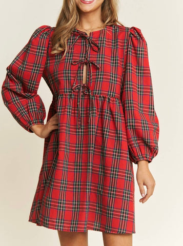 Christmas Plaid Dress