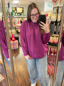 Along The Way Sweater - Purple