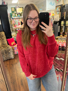 Weekend Sweater - Red