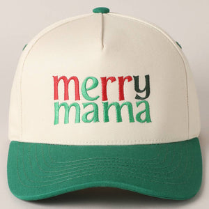 Merry Mama Trucker Hat - Green