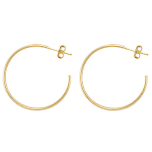 Sheila Fajl Alana Hoops - Brushed Gold