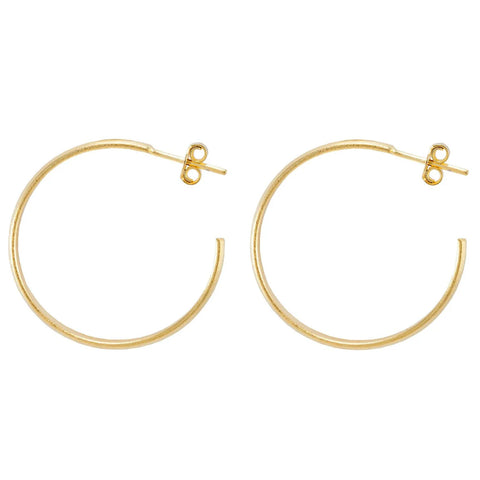 Sheila Fajl Alana Hoops - Brushed Gold