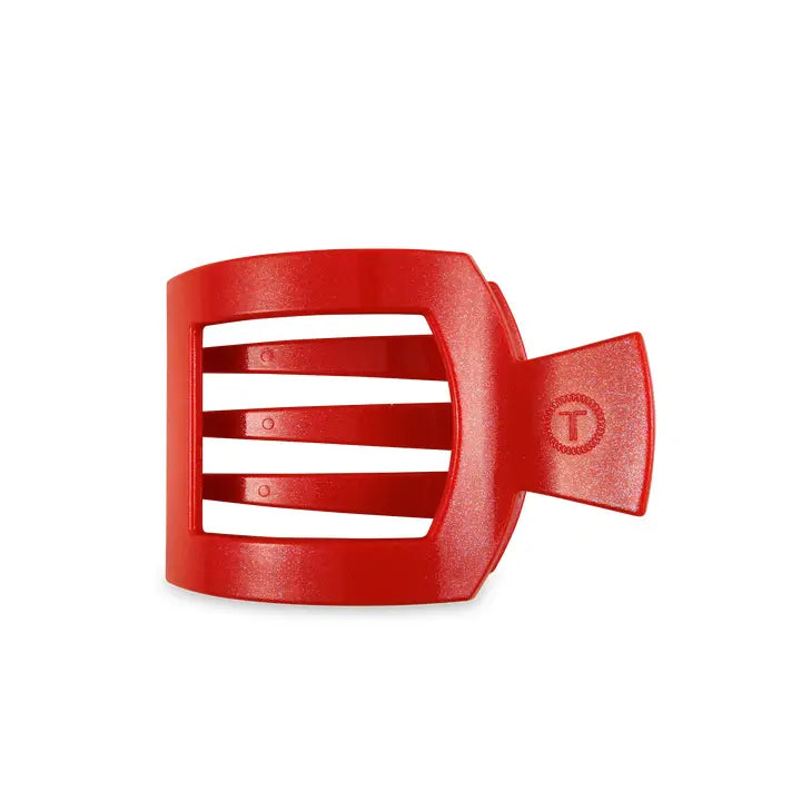 Rudolph Red Teletie Square Flat Clip - Medium